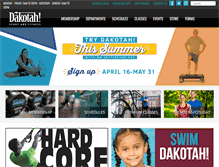 Tablet Screenshot of dakotahsport.com